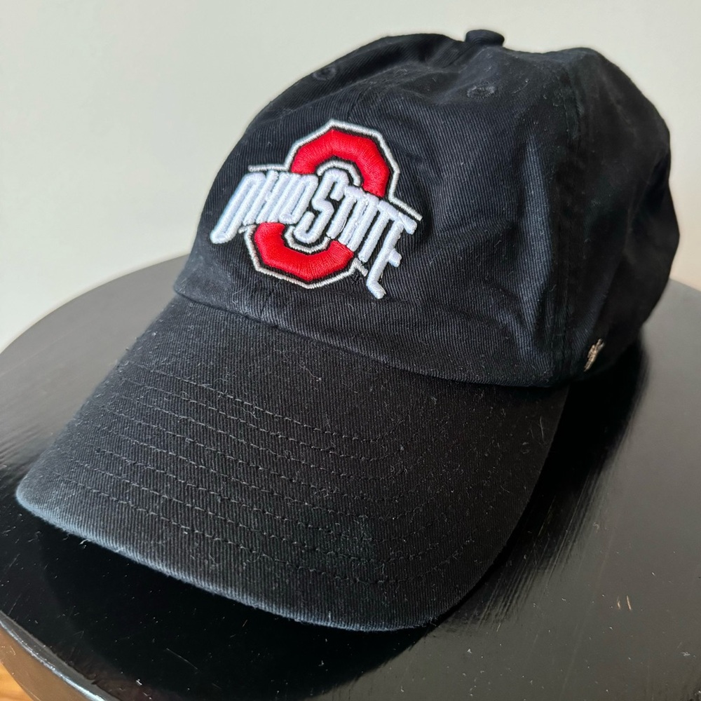 47 Brand Black and Red Ohio State Hat